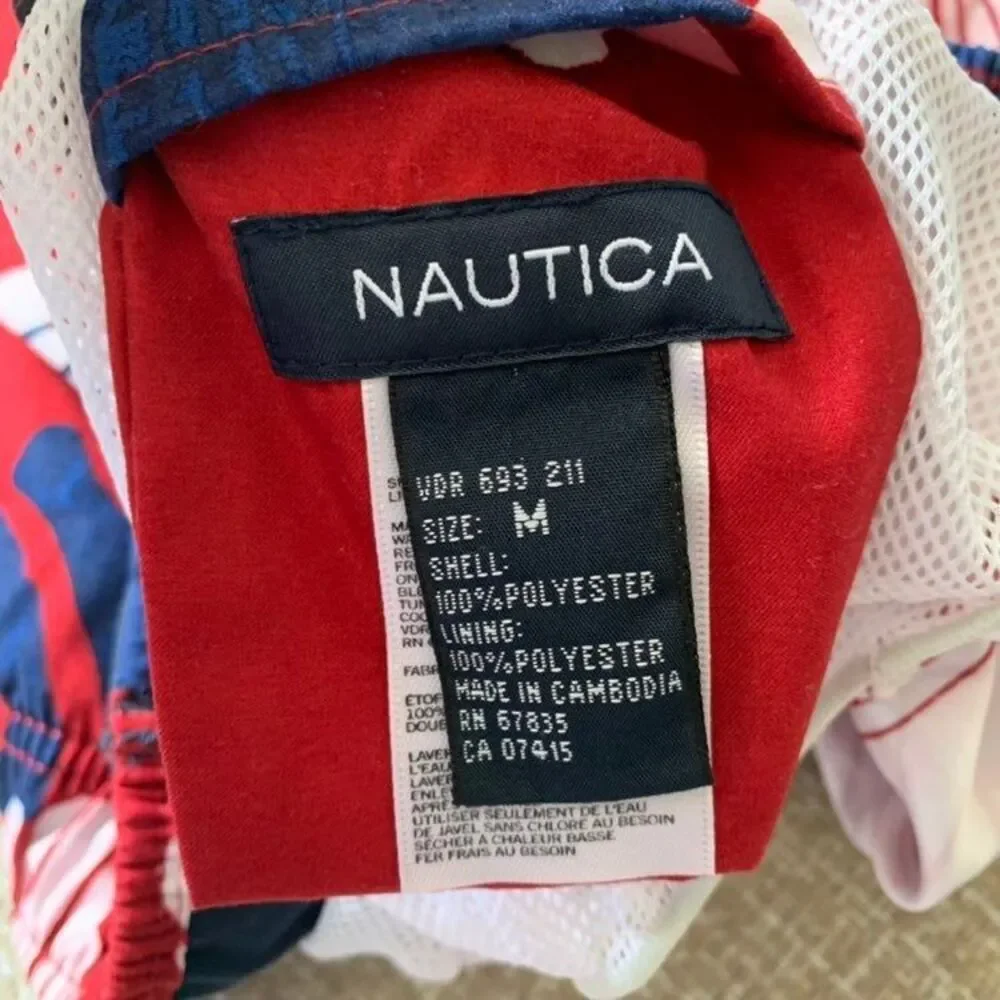 Nautica Swim Trunks Elastic Waist
